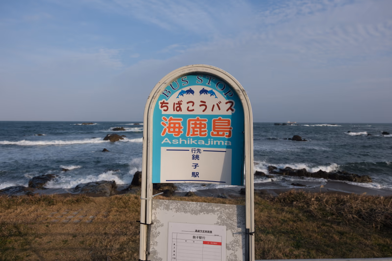 A sign by a beach with a view of the ocean and rocks.
