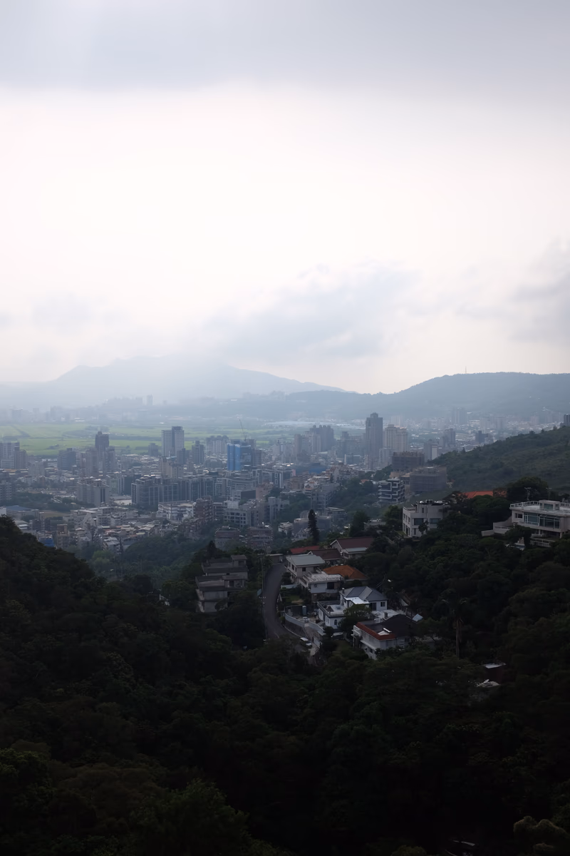 Aerial view of Taipei, Taiwan
